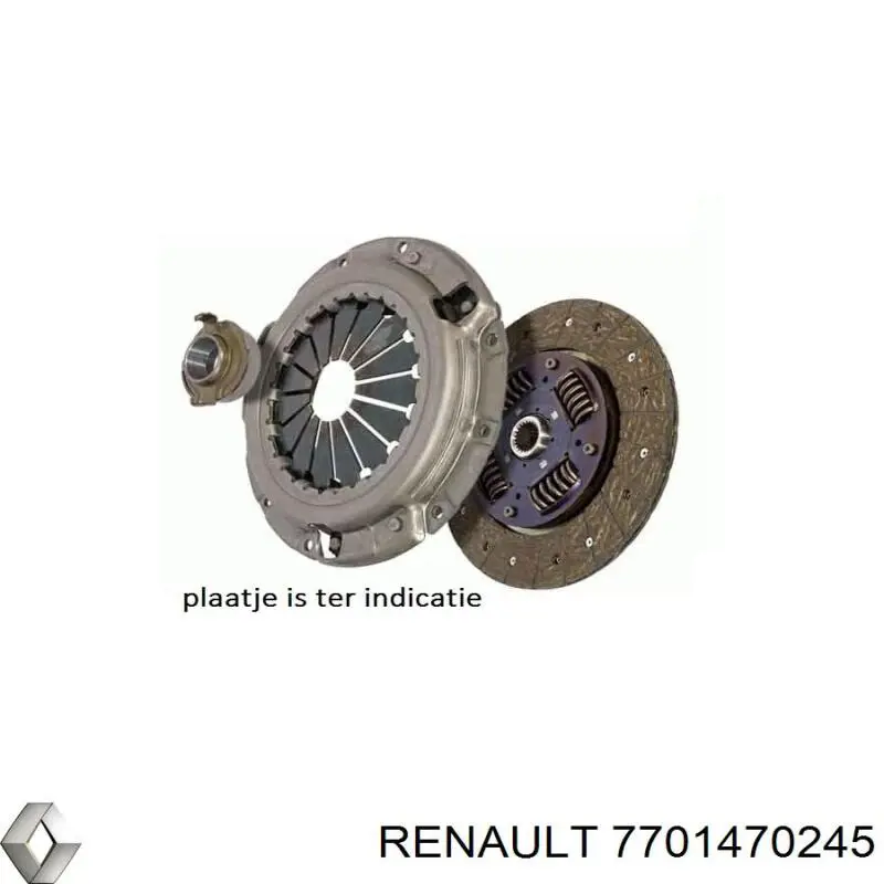 Комплект зчеплення (3 частини) Renault (RVI) 7701470245 ціна, від 71.16 USD