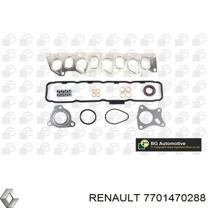 7701470288 Renault (RVI) комплект прокладок двигуна, повний