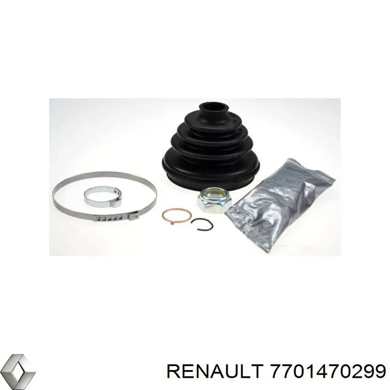 Пильник ШРКШа внутрішній, правий 7701470299 Renault (RVI)