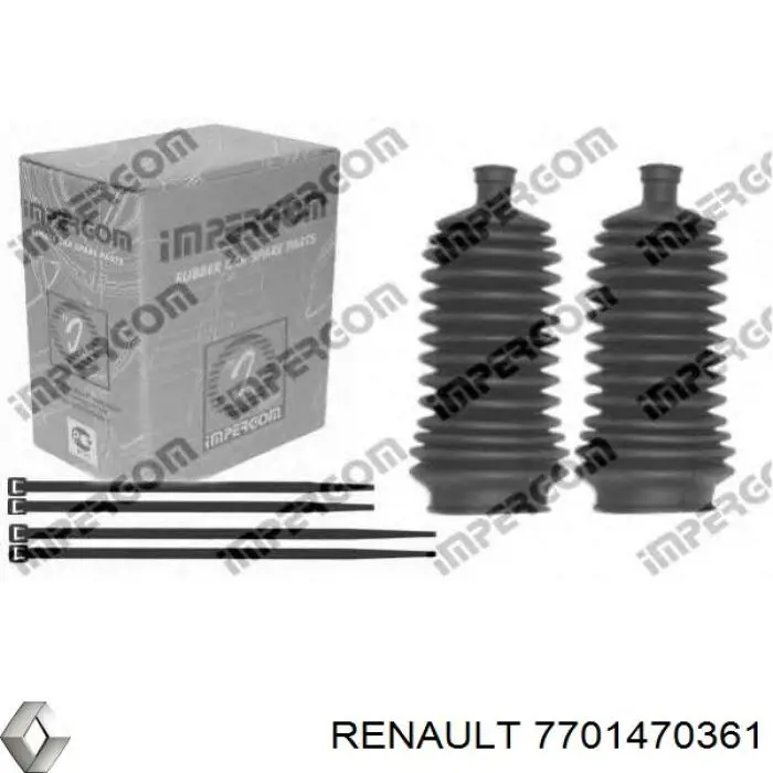 7701470361 Renault (RVI) пильник рульового механізму/рейки