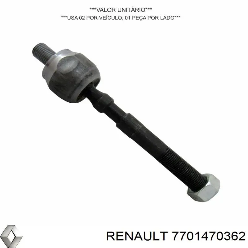 7701470362 Renault (RVI) тяга рульова
