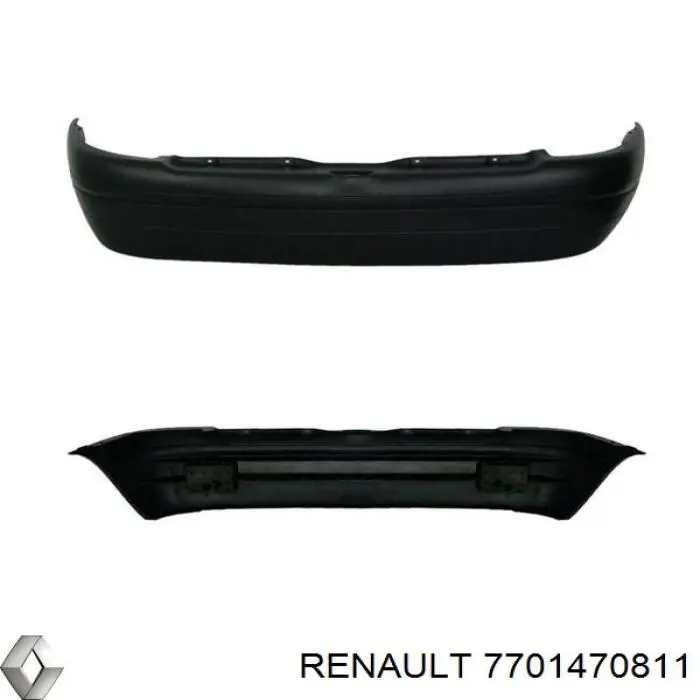 7701470811 Renault (RVI) Буфер (бампер) задній