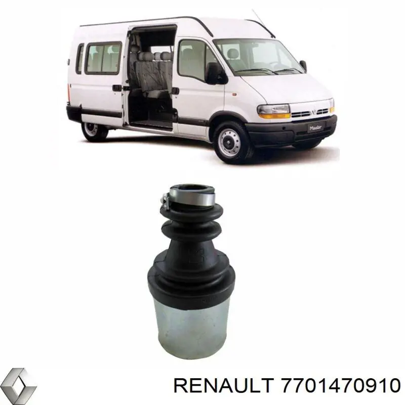 Купити 7701470910 Renault (RVI) Пильник гранати внутрішній, правий