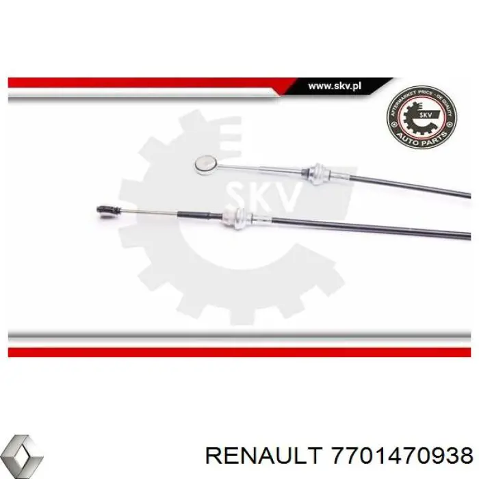 Купити 7701470938 Renault (RVI) Трос перемикання передач