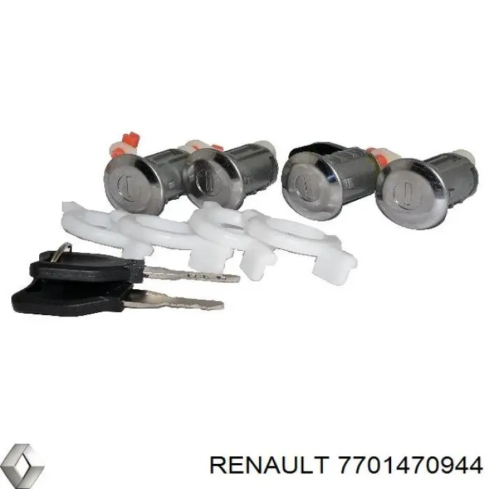 Личинка замка дверей передньої Renault (RVI) 7701470944 ціна, від 12.19 USD