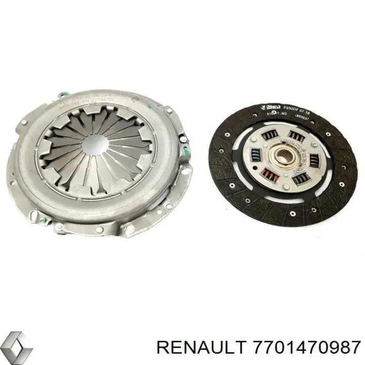 7701470987 Renault (RVI) комплект зчеплення (3 частини)