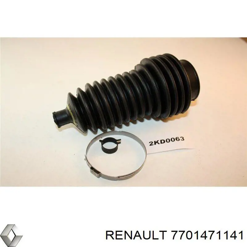 Чохол рульової рейки правий Renault (RVI) 7701471141 ціна, від 5.12 USD