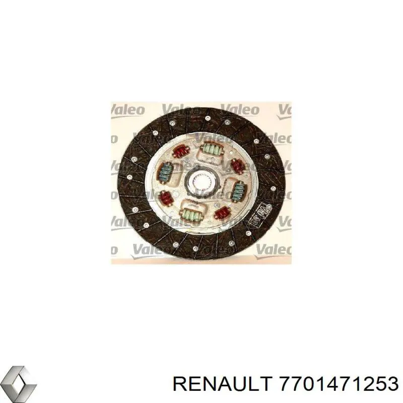 7701471253 Renault (RVI) комплект зчеплення (3 частини)