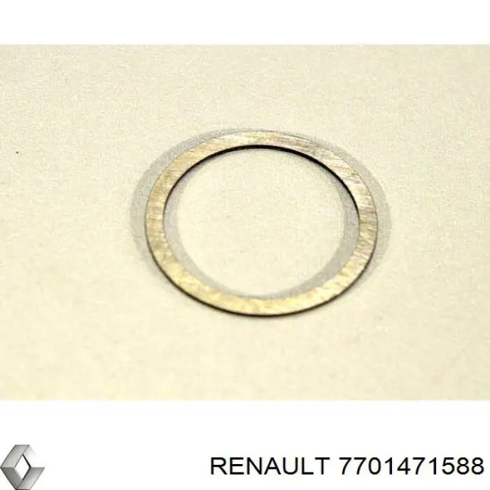 Купити 7701471588 Renault (RVI) Півкільце підпірне (розбігу) колінвалу верхнє