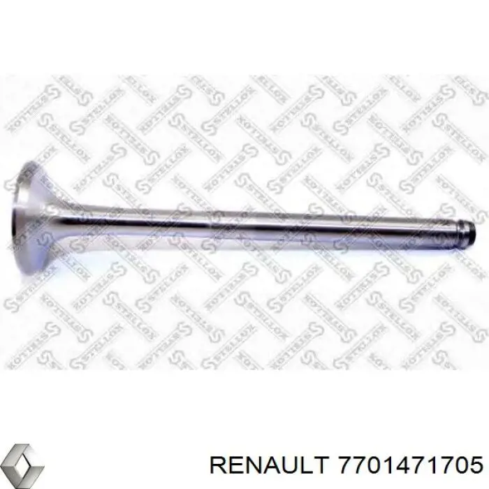 7701471705 Renault (RVI) клапан випускний
