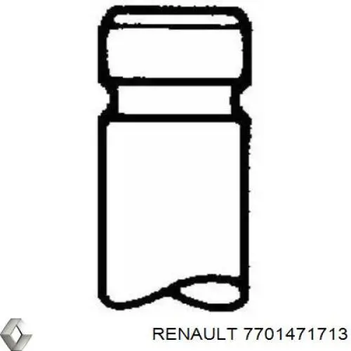 7701471713 Renault (RVI) Клапан впускний