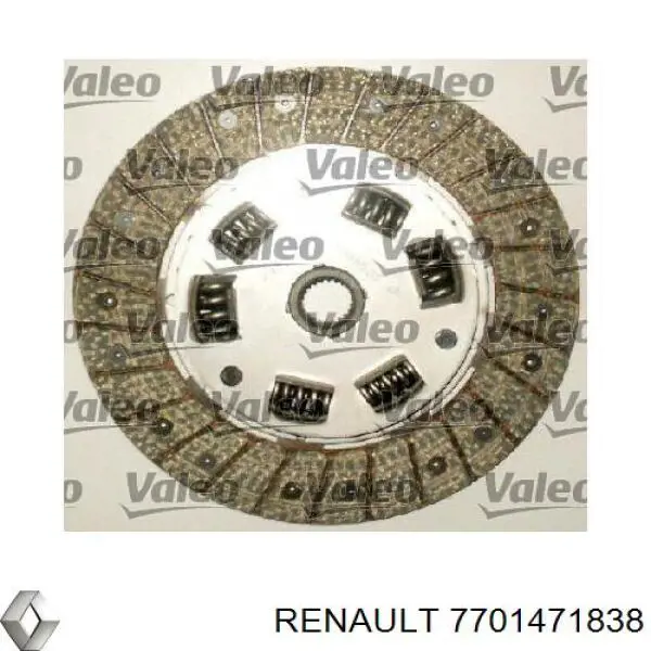 7701471838 Renault (RVI) комплект зчеплення (3 частини)