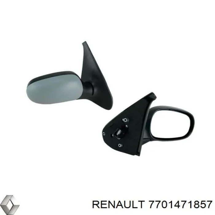 7701471857 Renault (RVI) накладка дзеркала заднього виду, права
