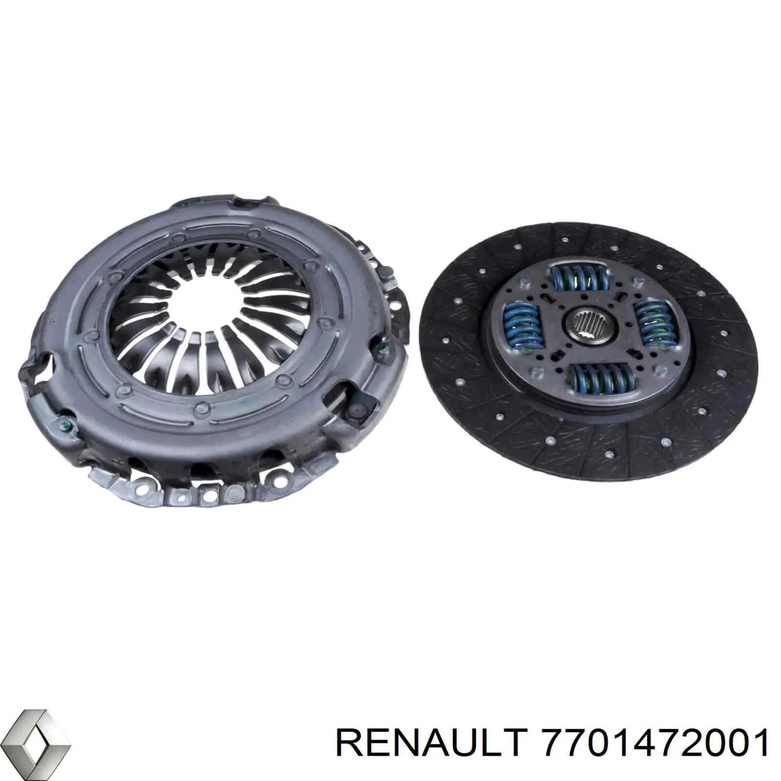 Комплект зчеплення (3 частини) Renault (RVI) 7701472001 ціна, від 104.62 USD