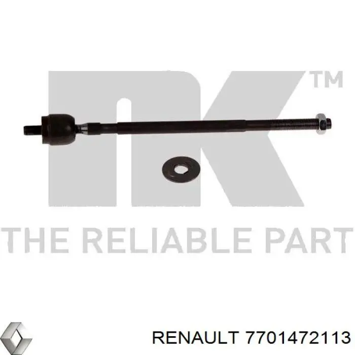 Тяга рульова поперечна Renault (RVI) 7701472113 ціна, від 13.14 USD