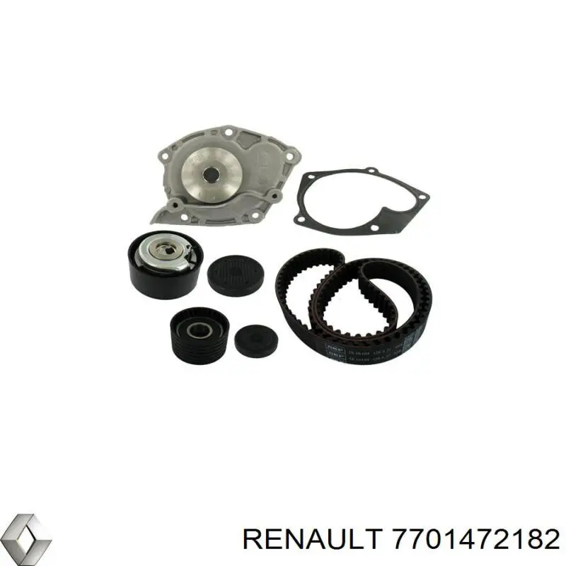 Помпа охолодження Renault (RVI) 7701472182 ціна, від 27.06 USD