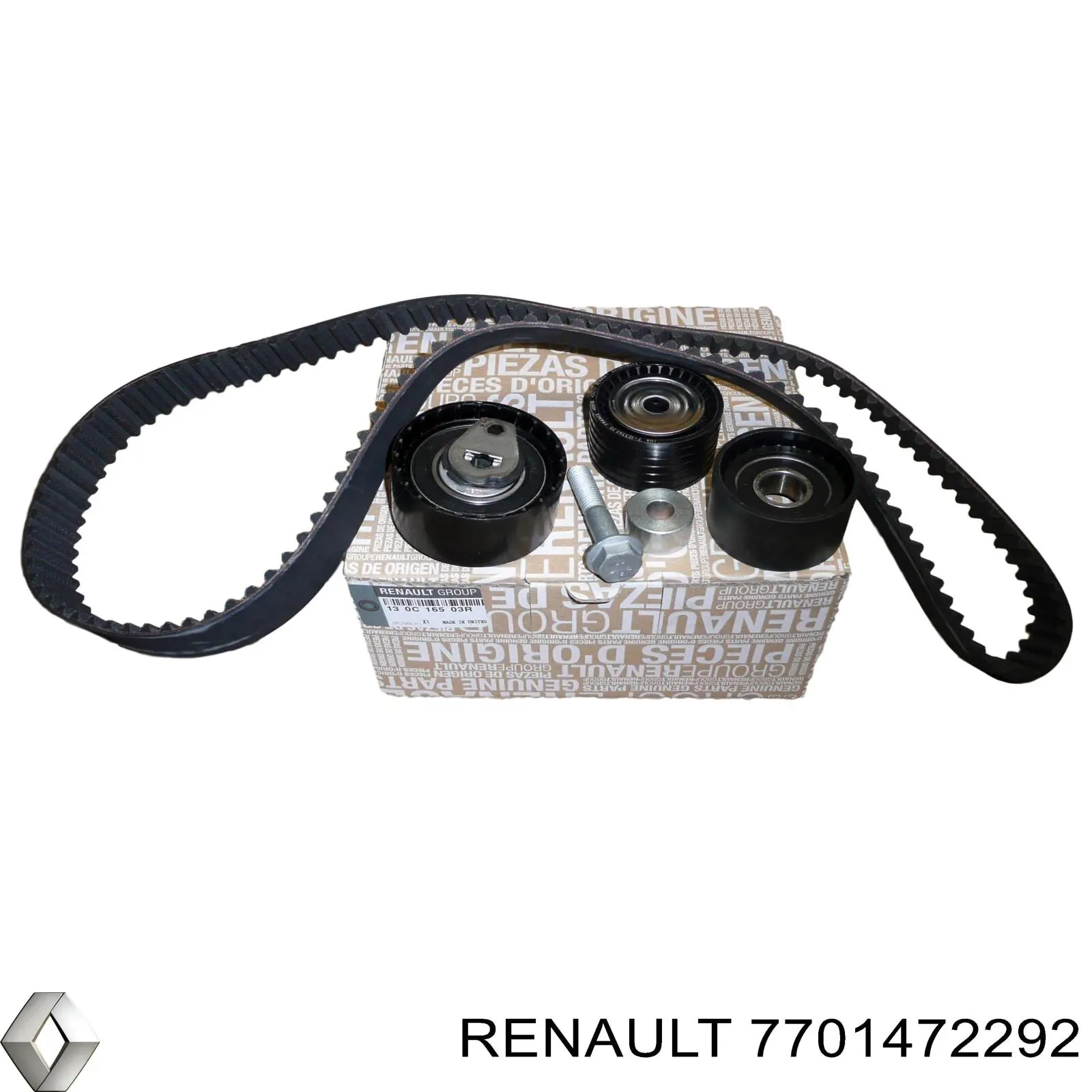 Комплект ГРМ 7701472292 Renault (RVI)