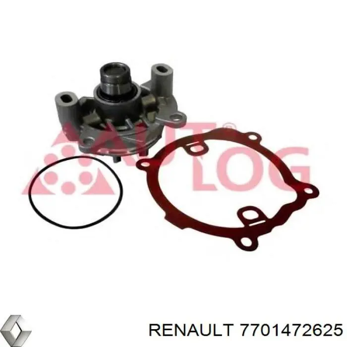 Помпа водяна, (насос) охолодження 7701472625 Renault (RVI)