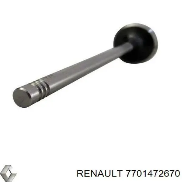 Купити 7701472670 Renault (RVI) Клапан випускний