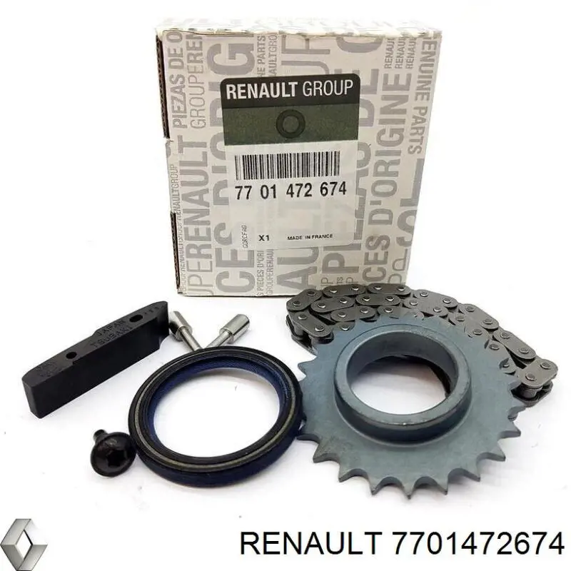 Ланцюг масляного насоса, комплект Renault (RVI) 7701472674 ціна, від 26.69 USD