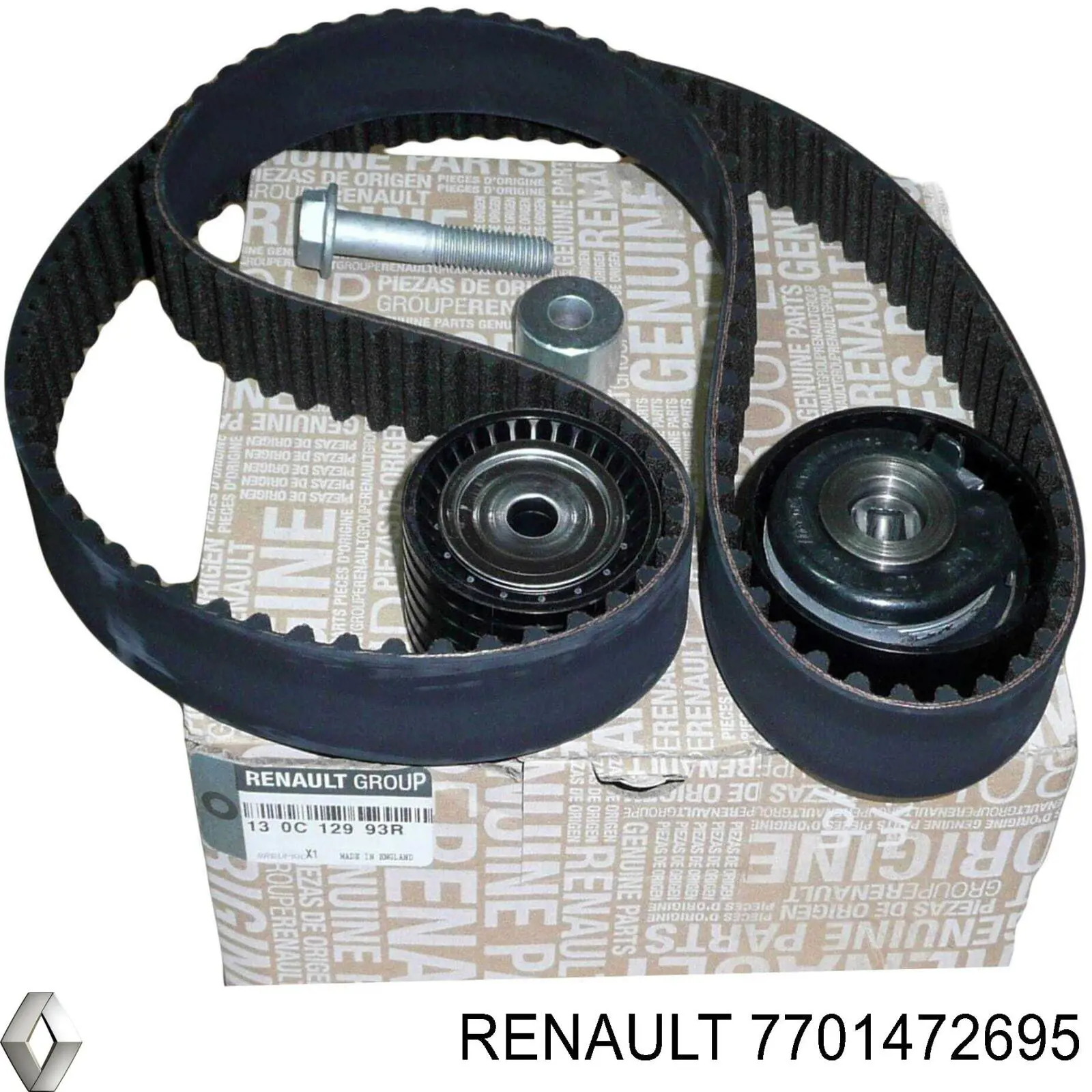 Комплект ГРМ Renault (RVI) 7701472695 ціна, від 85.84 USD