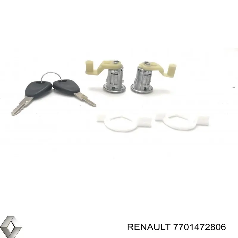 Внутрішня частина замку передніх дверей Renault (RVI) 7701472806 ціна, від 28.02 USD