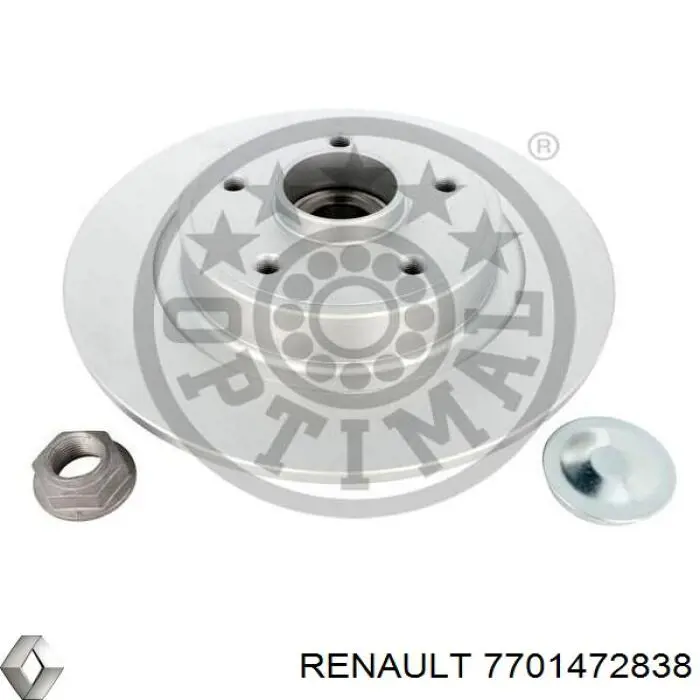 Задні дискові гальма Renault (RVI) 7701472838 ціна, від 47.53 USD