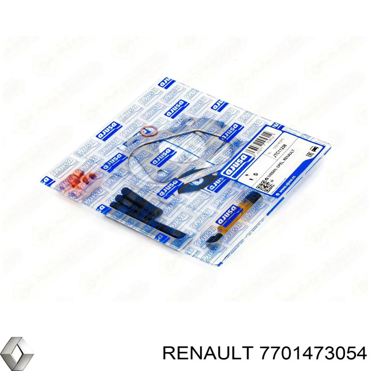 Прокладка турбіни, монтажний комплект 7701473054 Renault (RVI)