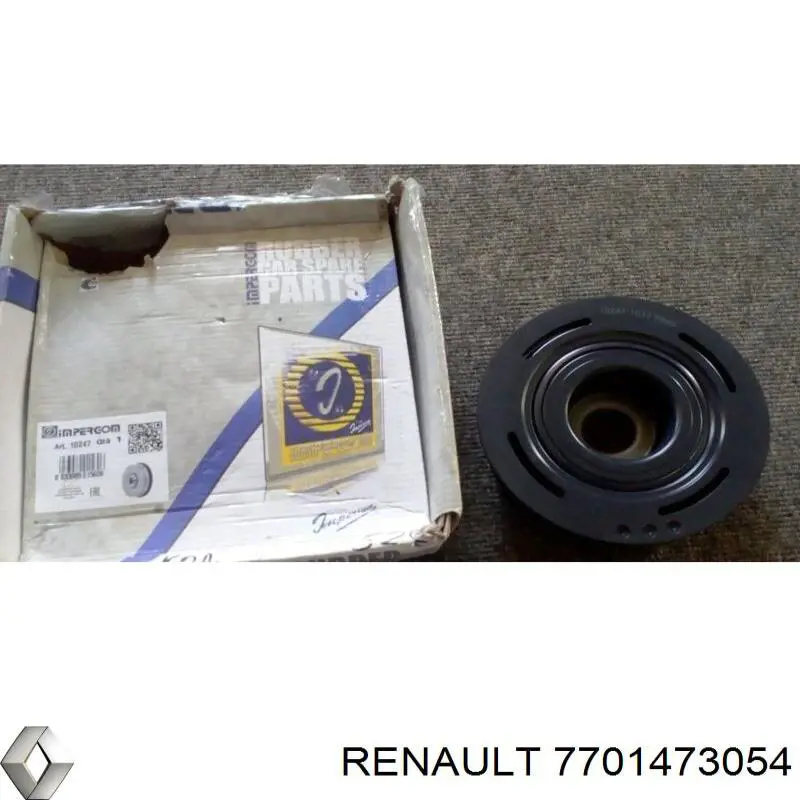 Прокладка турбіни, монтажний комплект 7701473054 Renault (RVI)