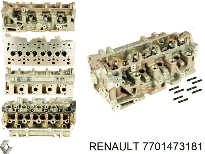 7701473181 Renault (RVI) головка блока циліндрів (гбц)