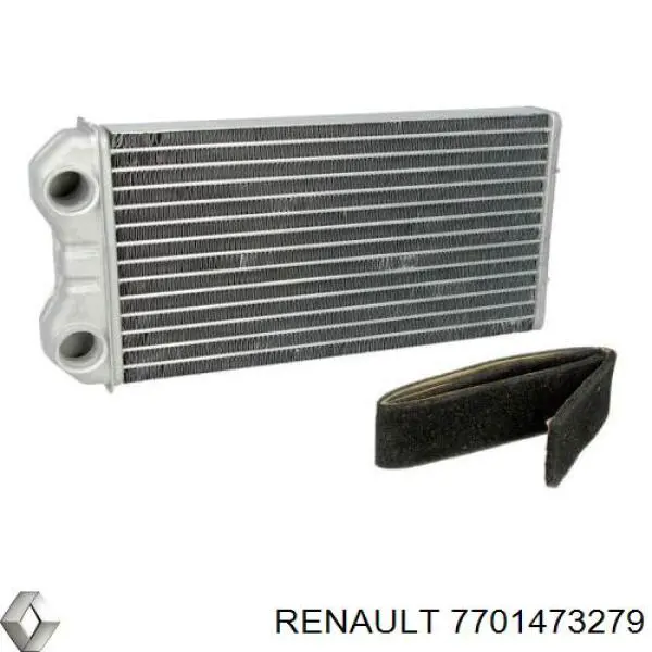 Радіатор пічки (обігрівача) Renault (RVI) 7701473279 ціна, від 37.73 USD