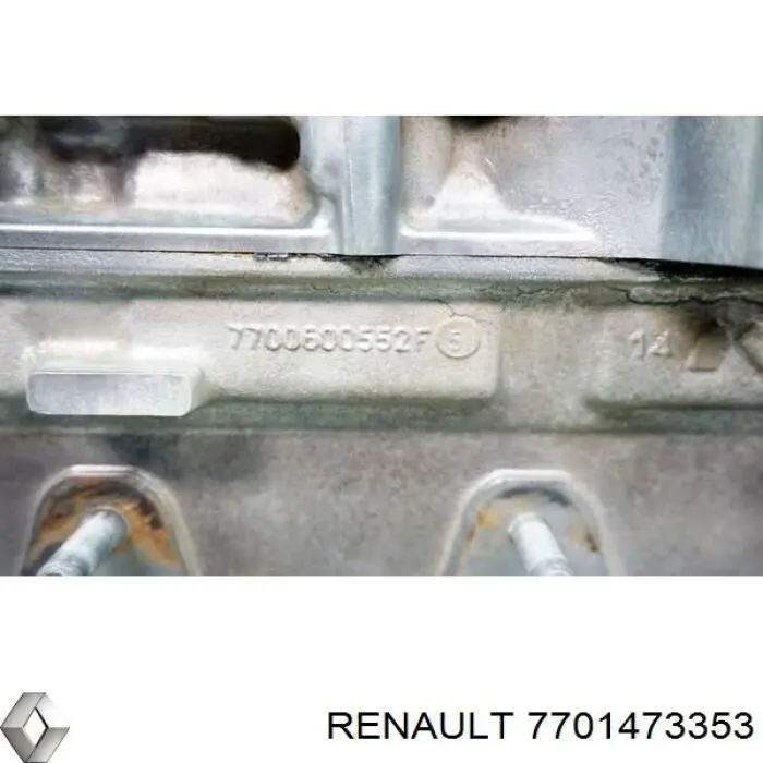 Купити 7701473353 Renault (RVI) Головка блоку