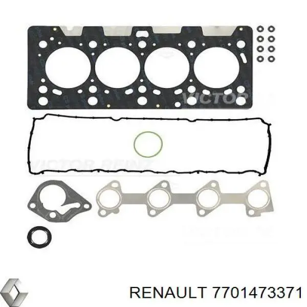 Купити 7701473371 Renault (RVI) Комплект прокладок двигуна, верхній