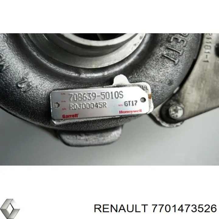 Турбіна Renault (RVI) 7701473526 ціна, від 166.77 USD