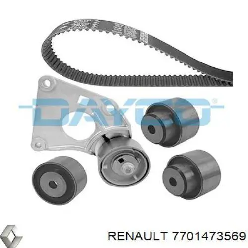 Комплект ГРМ Renault (RVI) 7701473569 ціна, від 265.70 USD