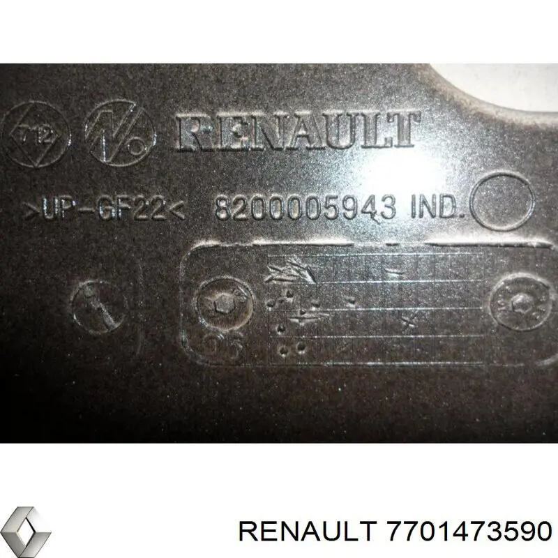 7701473590 Renault (RVI) двері задні, багажні (3-і/(5-і) (ляда))