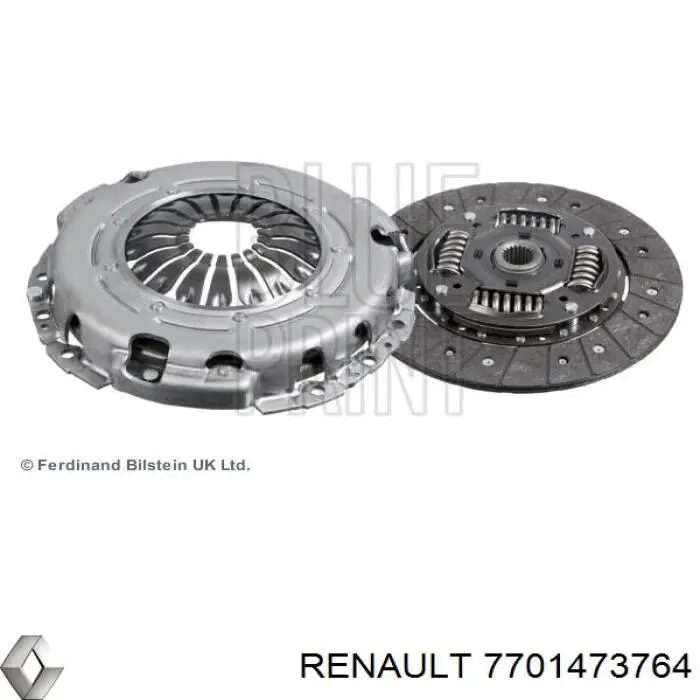 Купити 7701473764 Renault (RVI) Комплект зчеплення (диск, корзина, підшипник)