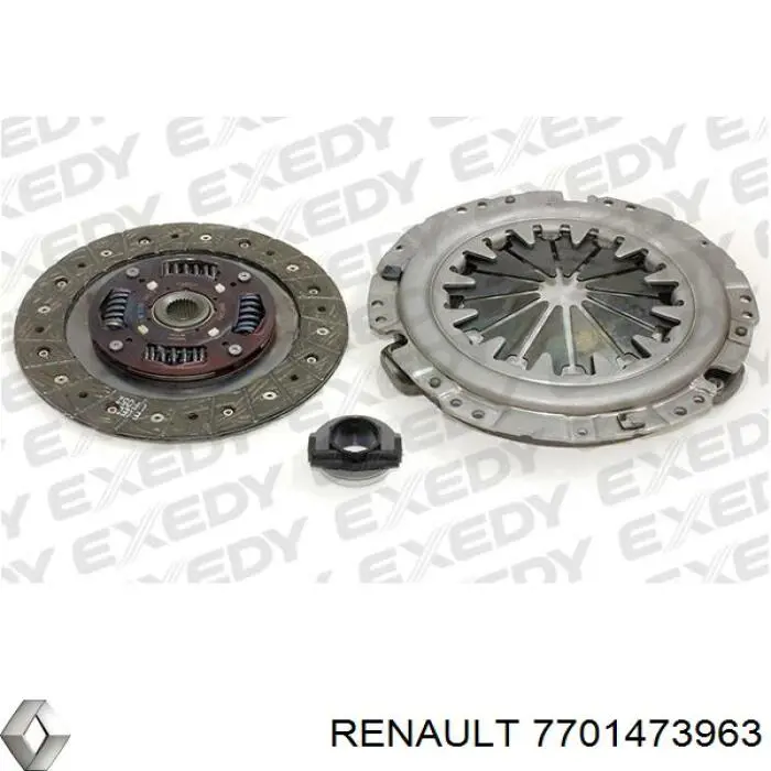 Комплект зчеплення (3 частини) Renault (RVI) 7701473963 ціна, від 111.17 USD