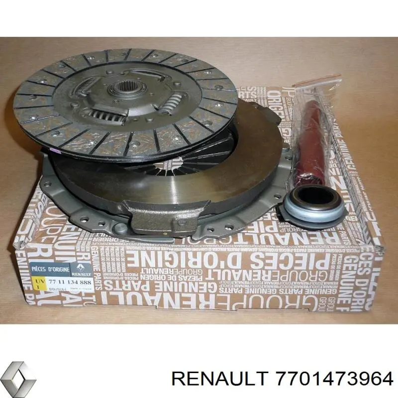 Комплект зчеплення (3 частини) Renault (RVI) 7701473964 ціна, від 111.17 USD
