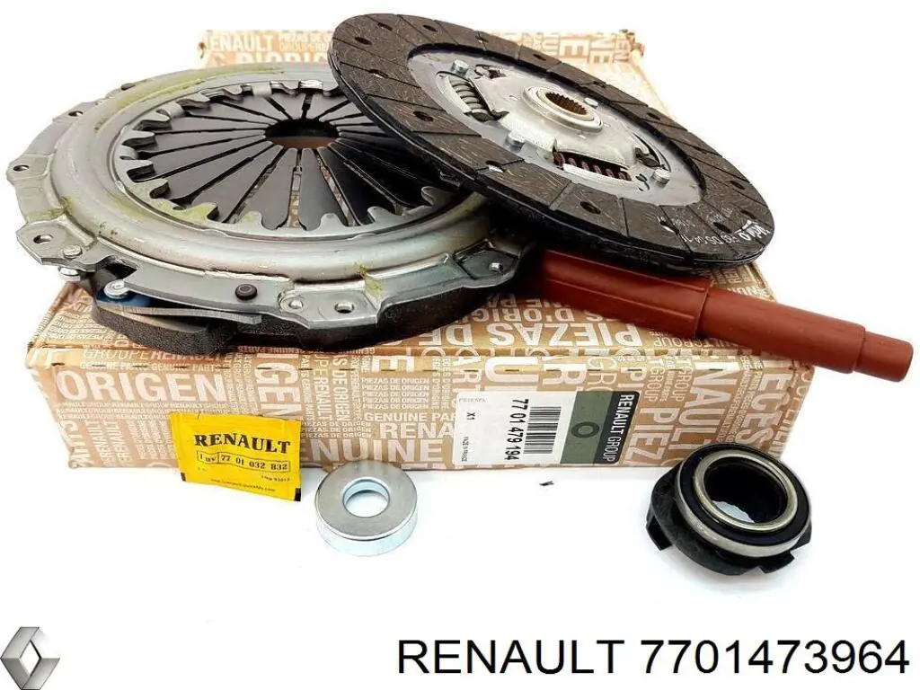 Купити 7701473964 Renault (RVI) Комплект зчеплення (диск, корзина, підшипник)