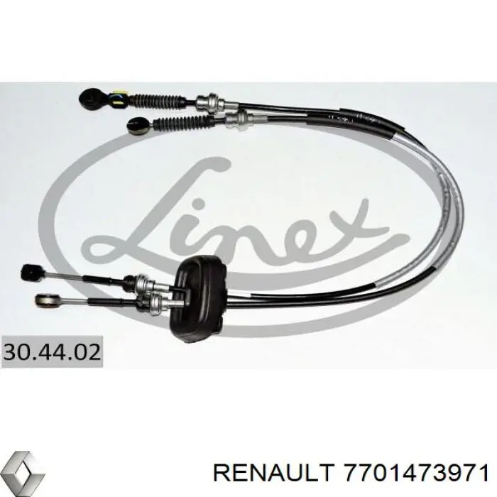 Трос перемикання передач, здвоєний Renault (RVI) 7701473971 ціна, від 54.45 USD