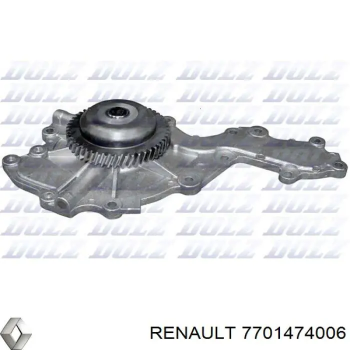 7701474006 Renault (RVI) помпа водяна, (насос охолодження)