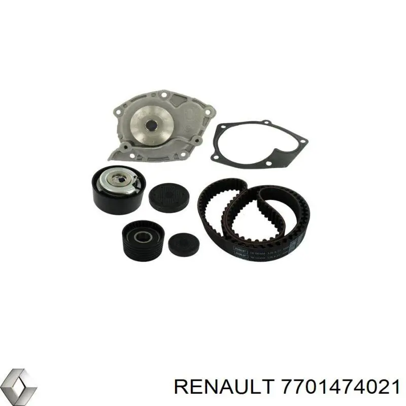Комплект ГРМ Renault (RVI) 7701474021 ціна, від 85.20 USD