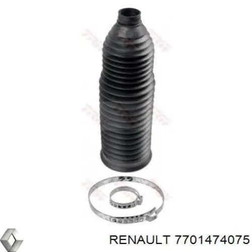 7701474075 Renault (RVI) пильник рульового механізму/рейки