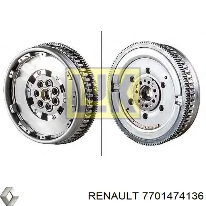 Маховик двигуна Renault (RVI) 7701474136 ціна, від 429.43 USD