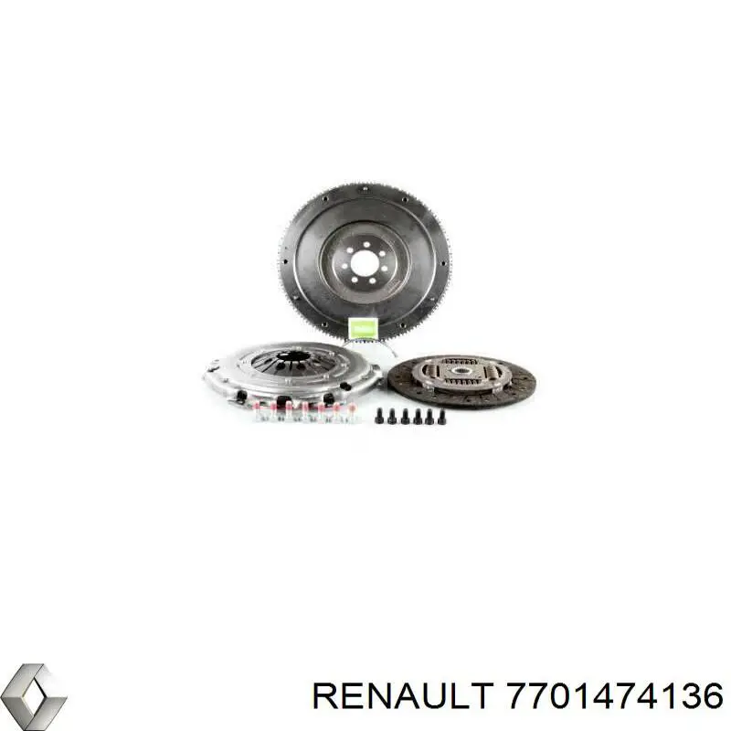Купити 7701474136 Renault (RVI) Маховик із зубчастим ободом в зборі