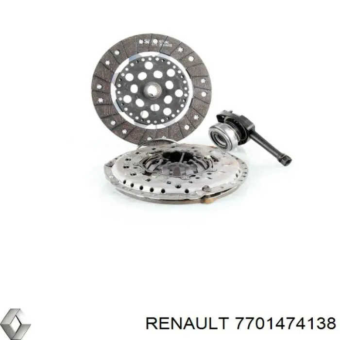 Комплект зчеплення (3 частини) Renault (RVI) 7701474138 ціна, від 161.96 USD