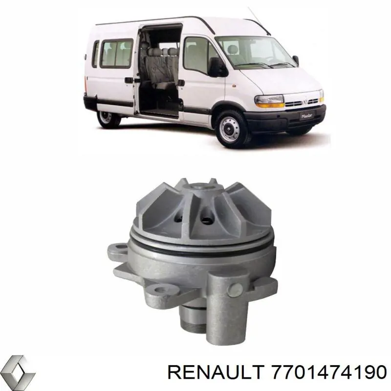 7701474190 Renault (RVI) Насос охолодження