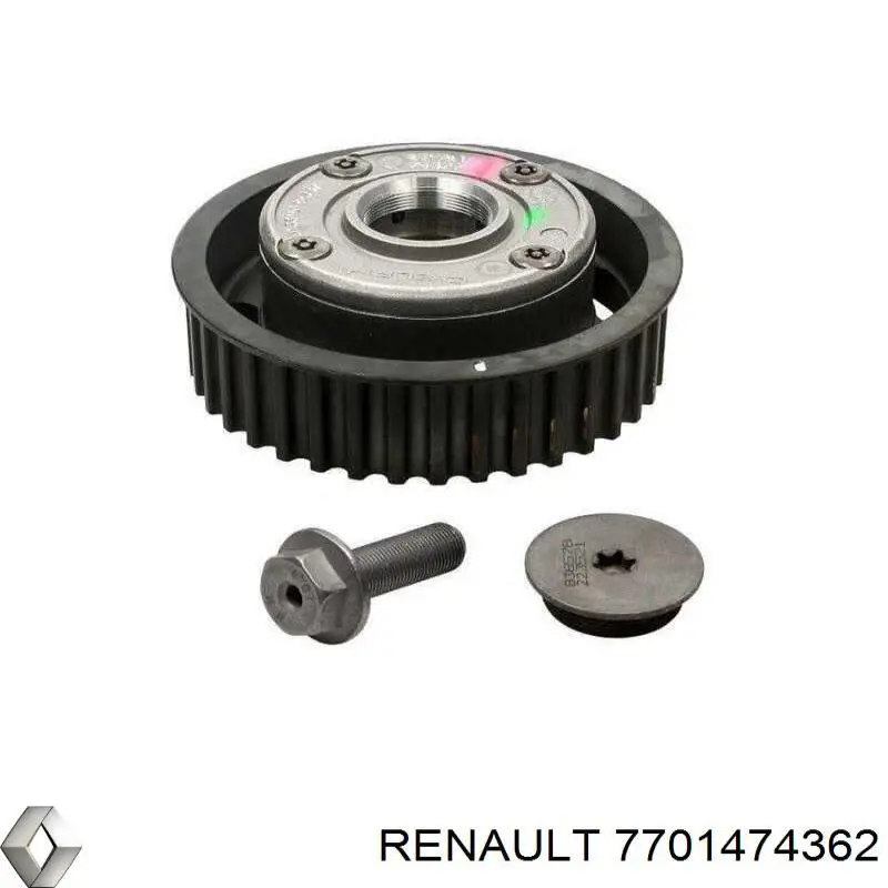 Зірка-шестерня розподільного валу двигуна, впускного 7701474362 Renault (RVI)