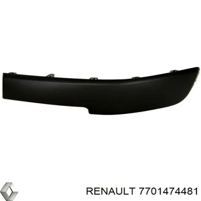 Купити REN07ME011 Eurobump Накладка бампера переднього, ліва